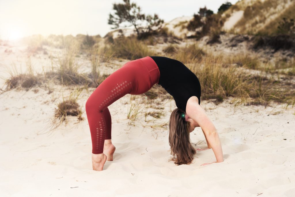 Wheel Pose voor meer ademruimte